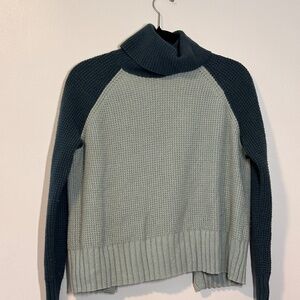 Madewell Two-tone Turtleneck Sweater